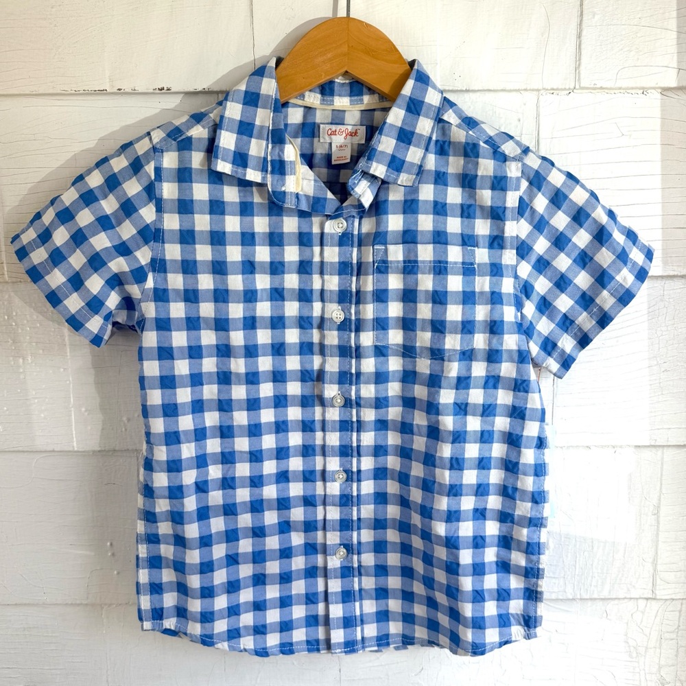 Cat & Jack Gingham Shirt
